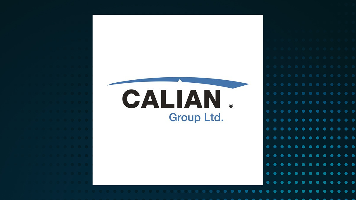 Calian Group logo with Industrials background