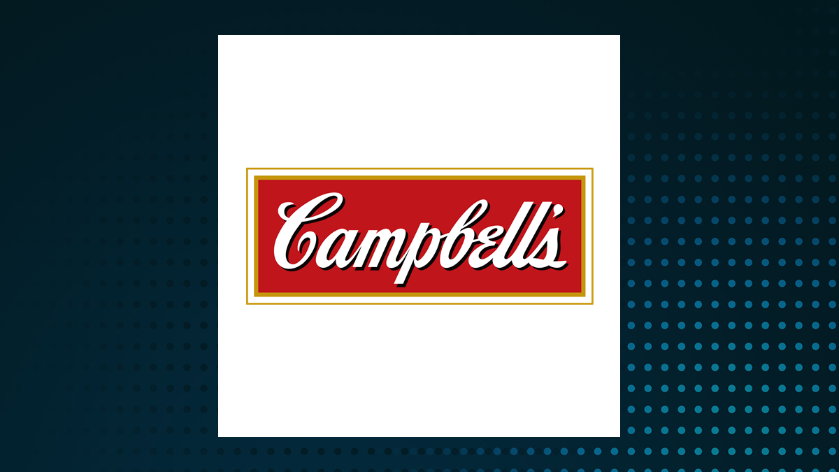 Campbell Soup logo with Consumer Defensive background