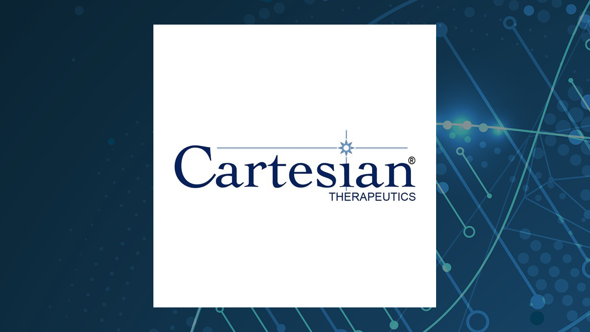 Cartesian Therapeutics logo with Medical background