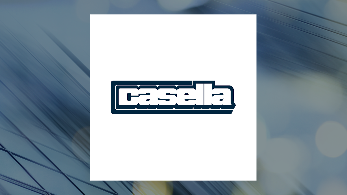 Casella Waste Systems logo with Industrial Products background