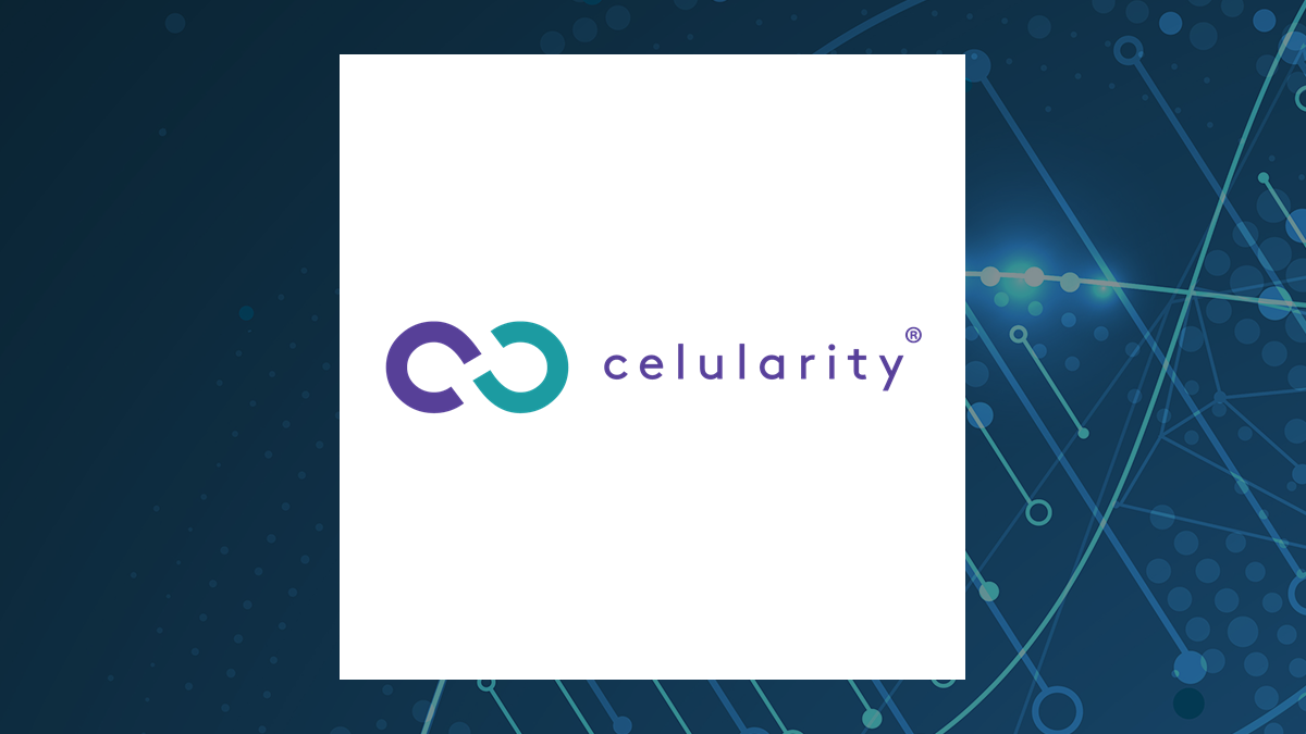 Celularity logo with Medical background