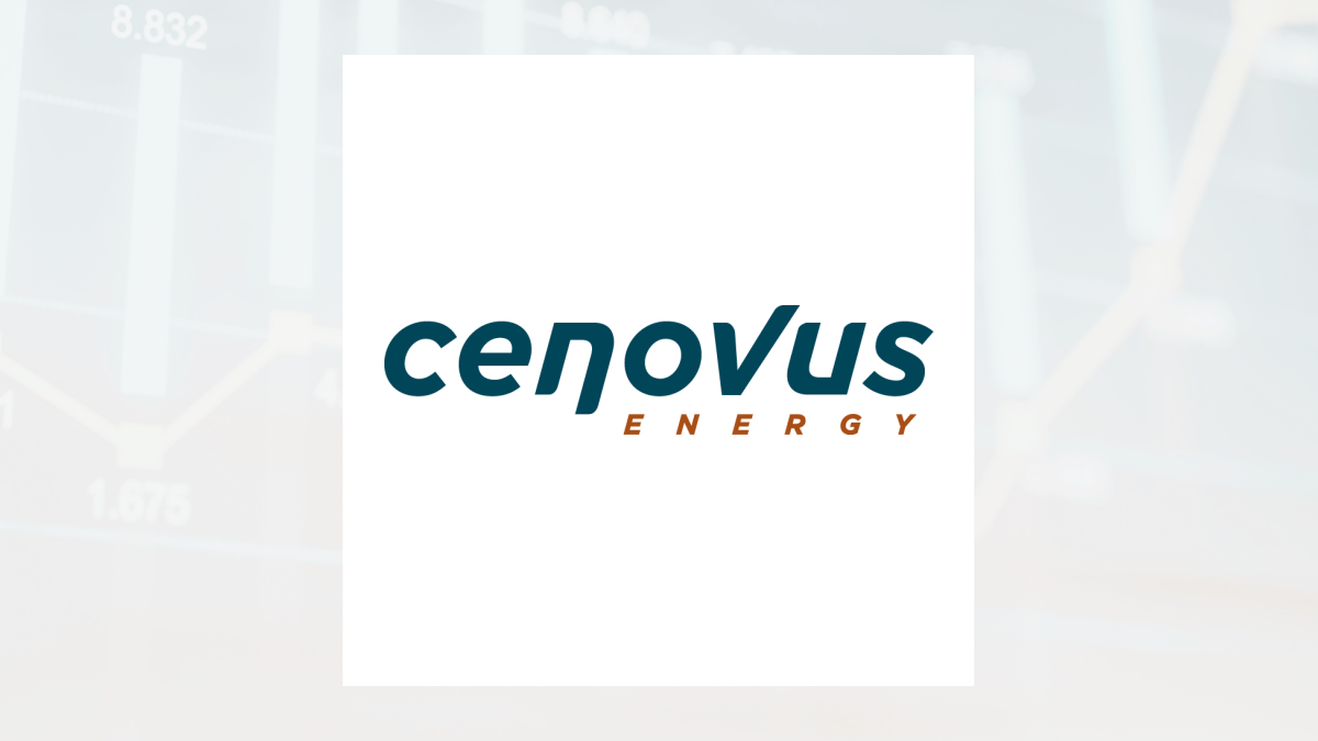Cenovus Energy logo with Oils/Energy background