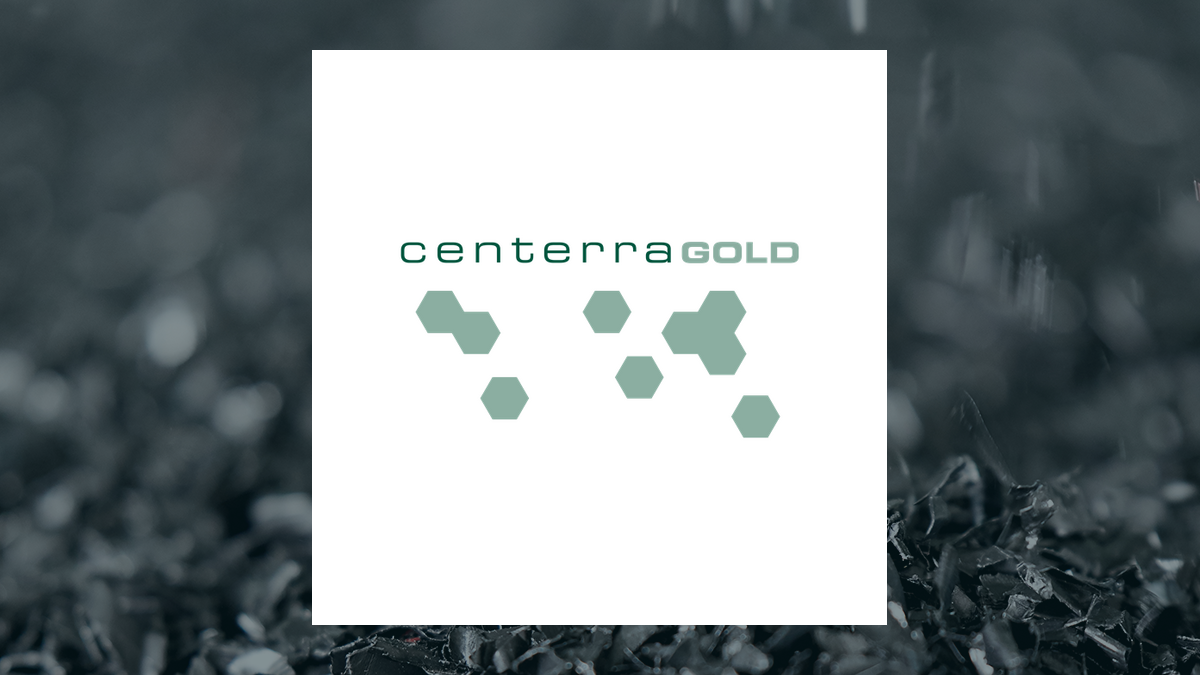 Centerra Gold logo with Basic Materials background