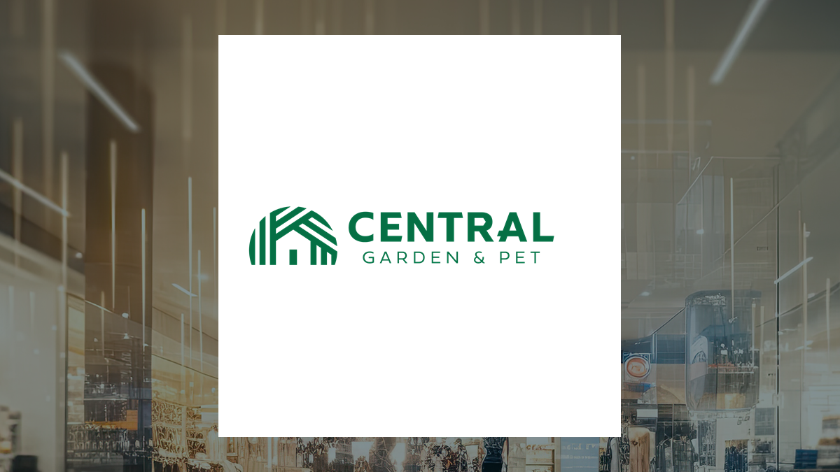 Central Garden & Pet logo with Consumer Discretionary background