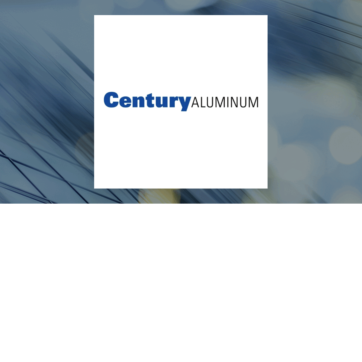 Century Aluminum logo with Industrial Products background