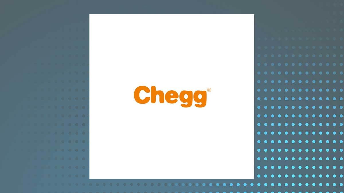 Chegg logo with Computer and Technology background