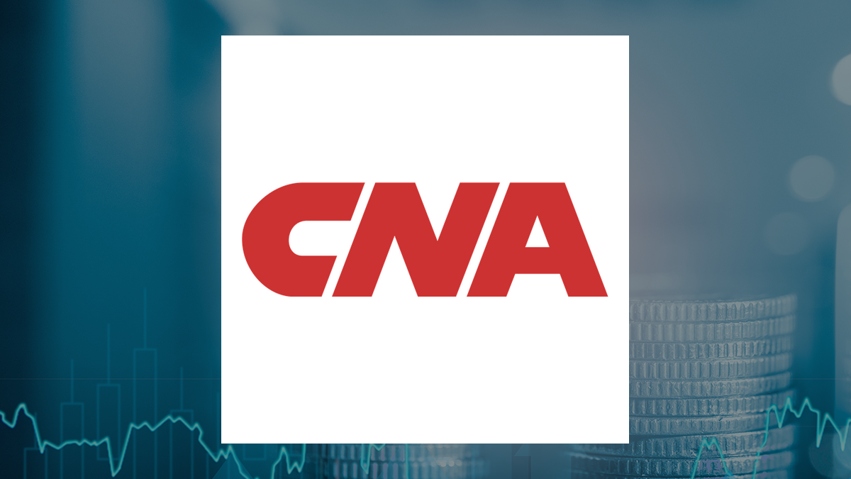 CNA Financial logo with Finance background