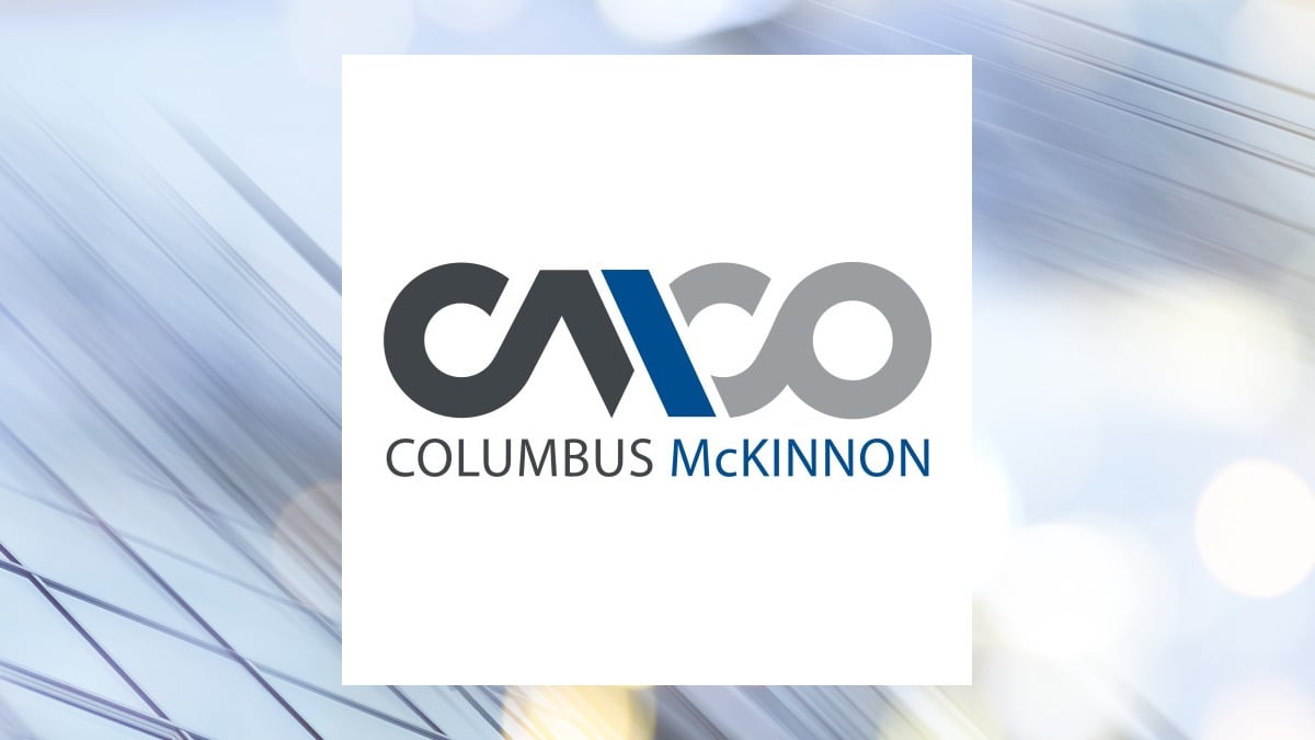 Columbus McKinnon logo with Industrial Products background