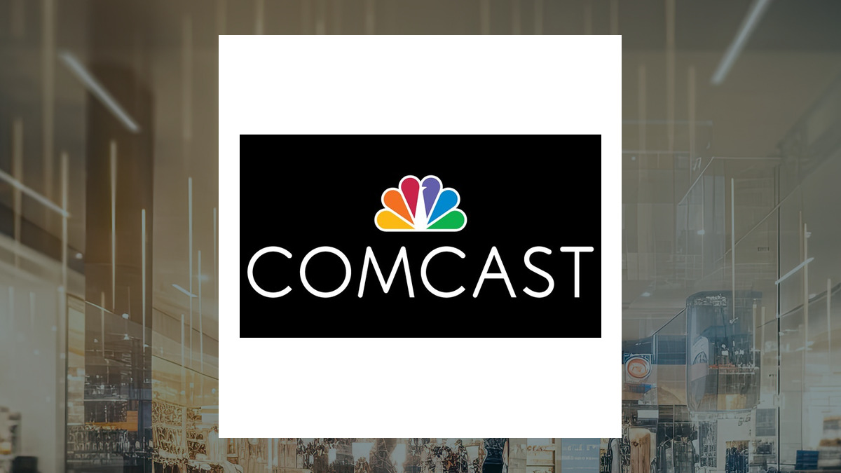 Comcast logo with Consumer Discretionary background