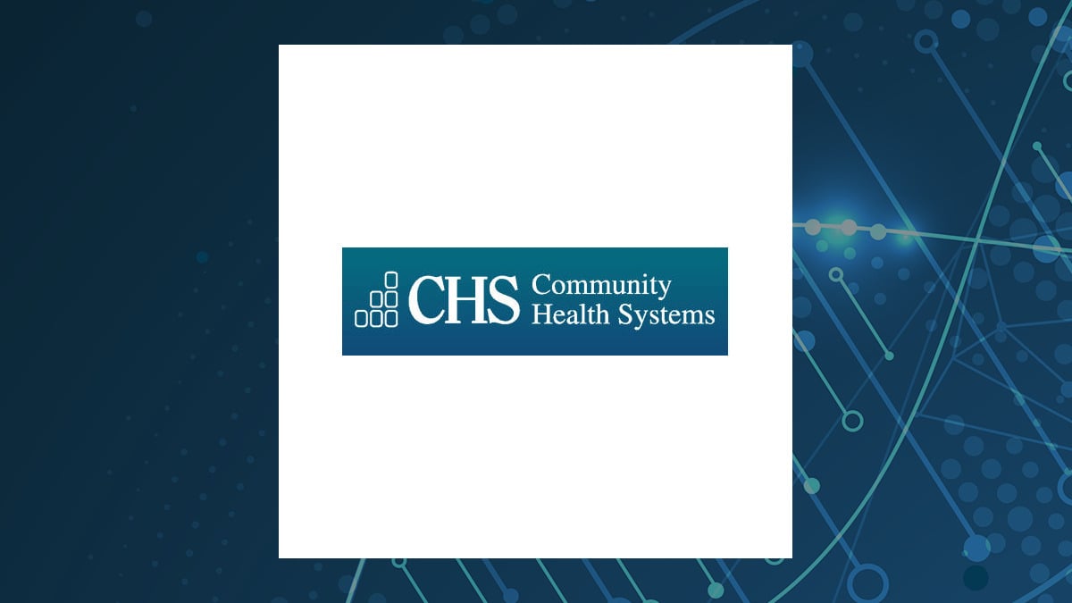 Community Health Systems logo with Medical background