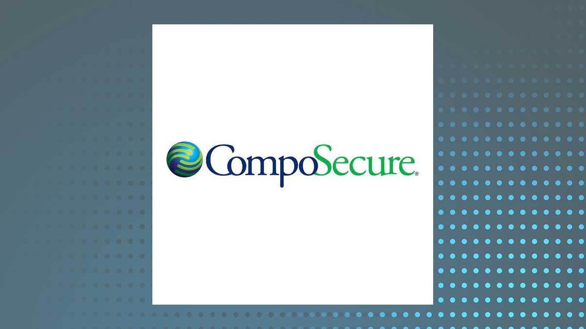 CompoSecure logo with Business Services background
