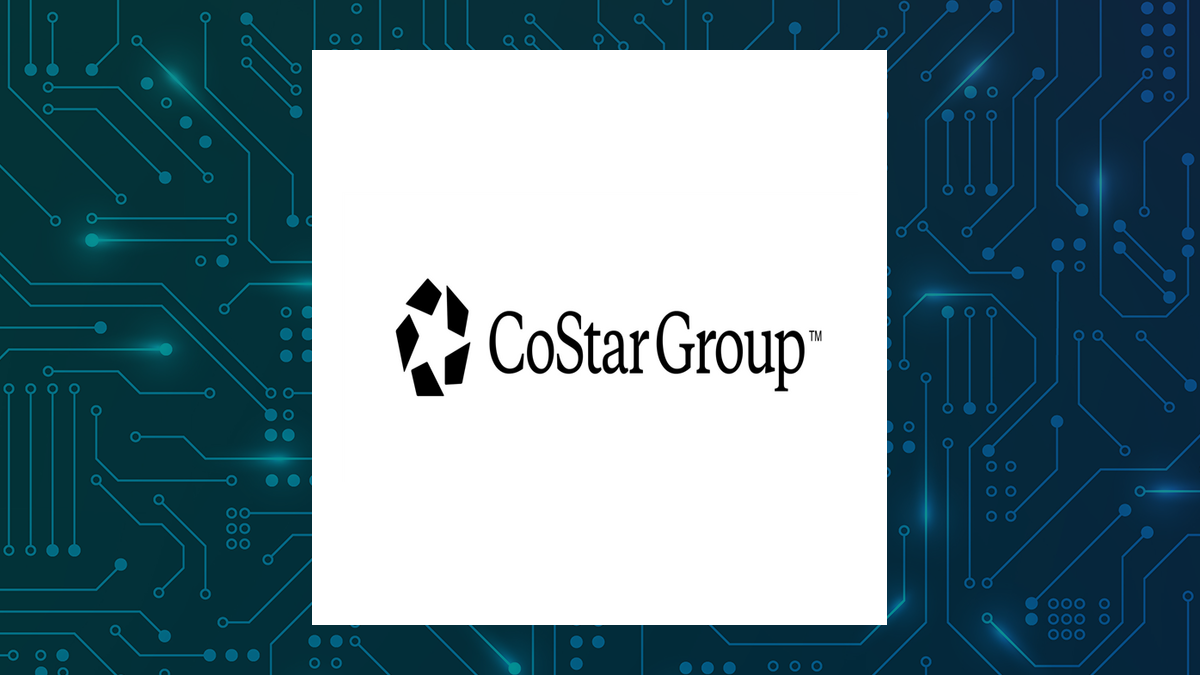 CoStar Group logo with Computer and Technology background