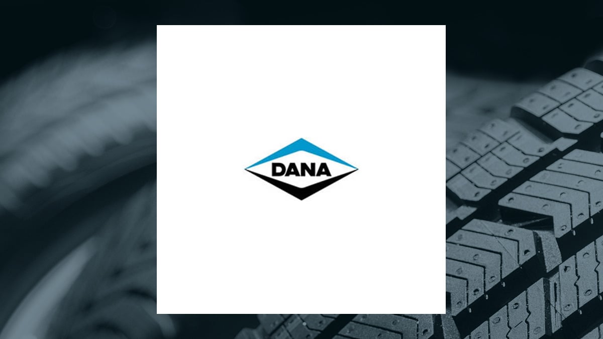 Dana logo with Auto/Tires/Trucks background