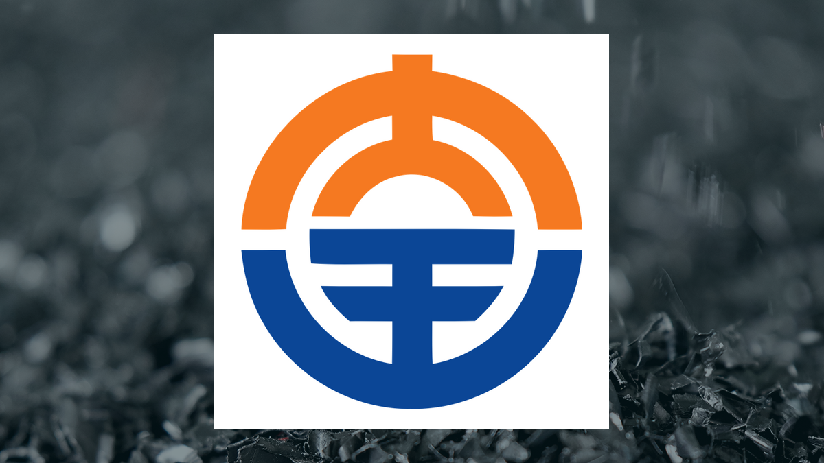 Daqo New Energy logo with Basic Materials background