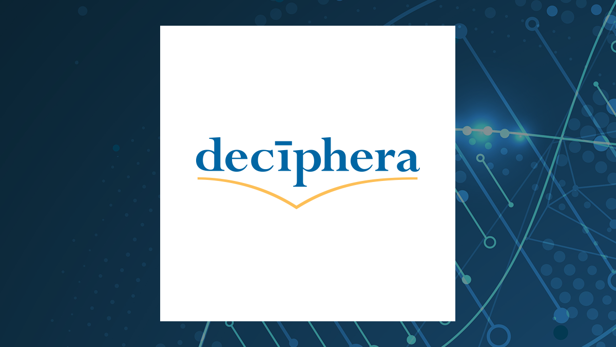 Deciphera Pharmaceuticals logo with Medical background