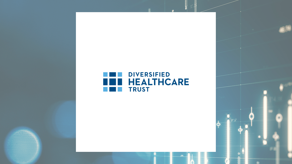 Diversified Healthcare Trust logo with Finance background