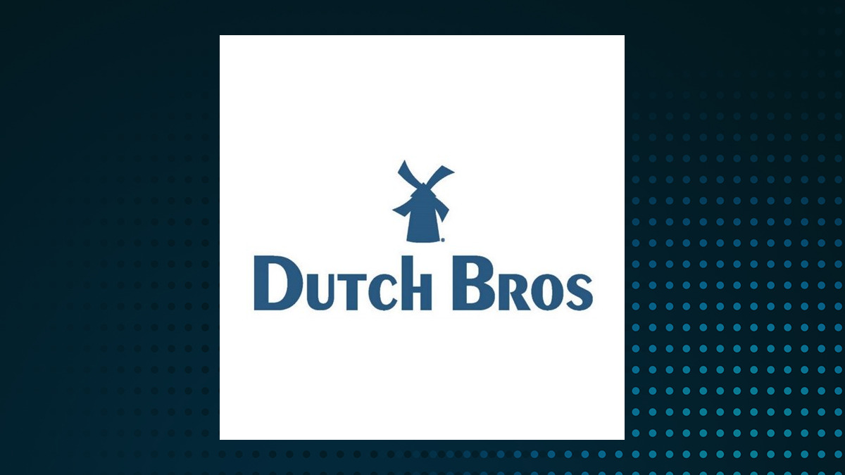 Dutch Bros logo with Consumer Staples background