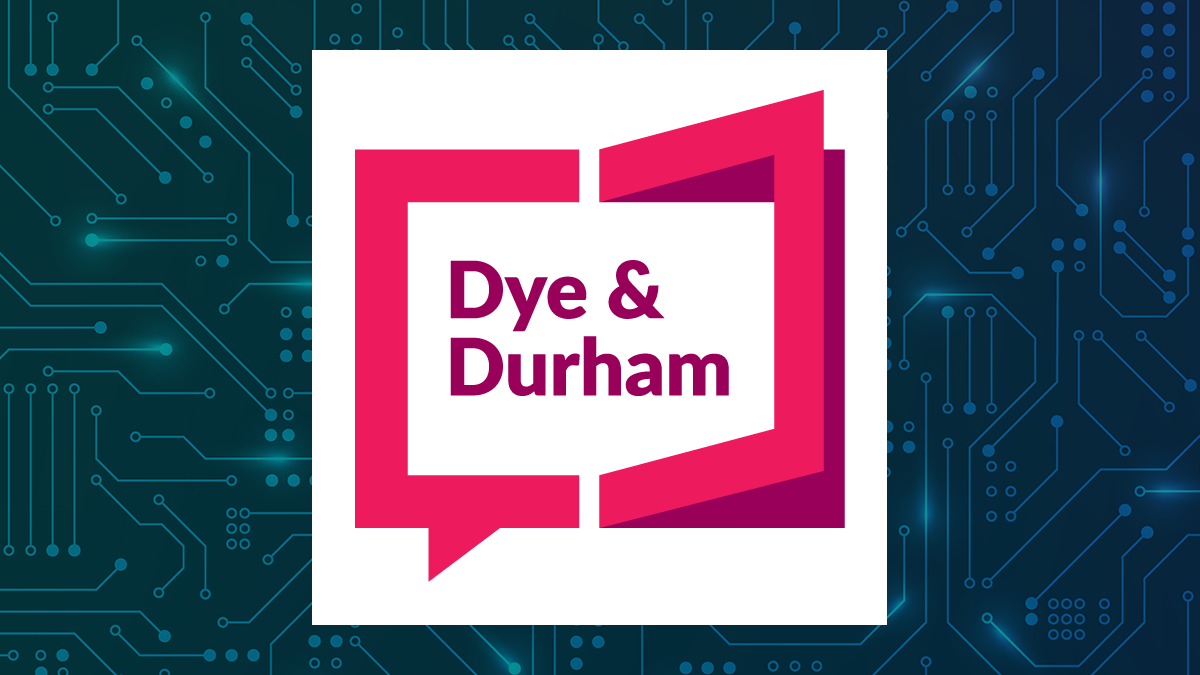 Dye & Durham logo with Computer and Technology background