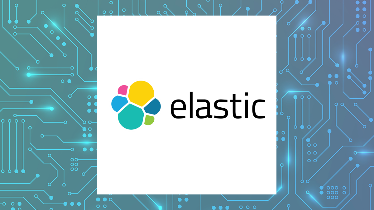 Elastic logo with Business Services background