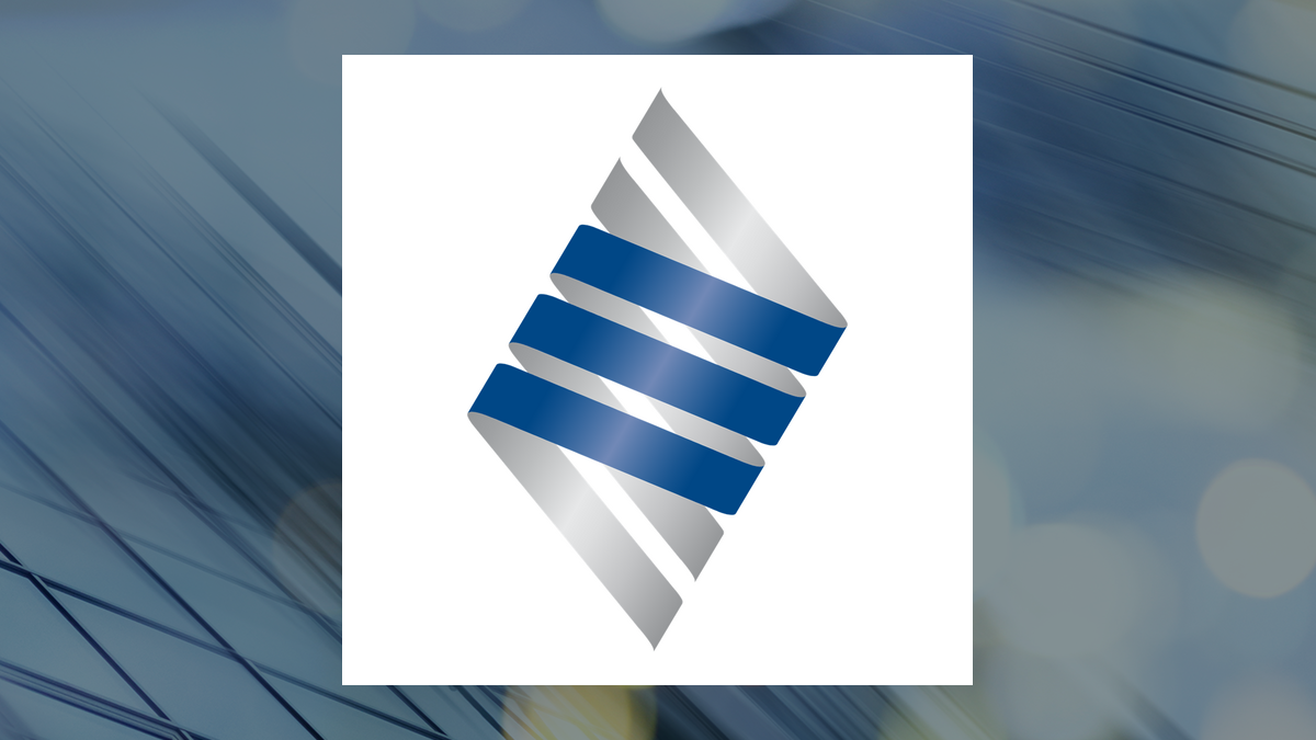 Emerson Electric logo with Industrial Products background