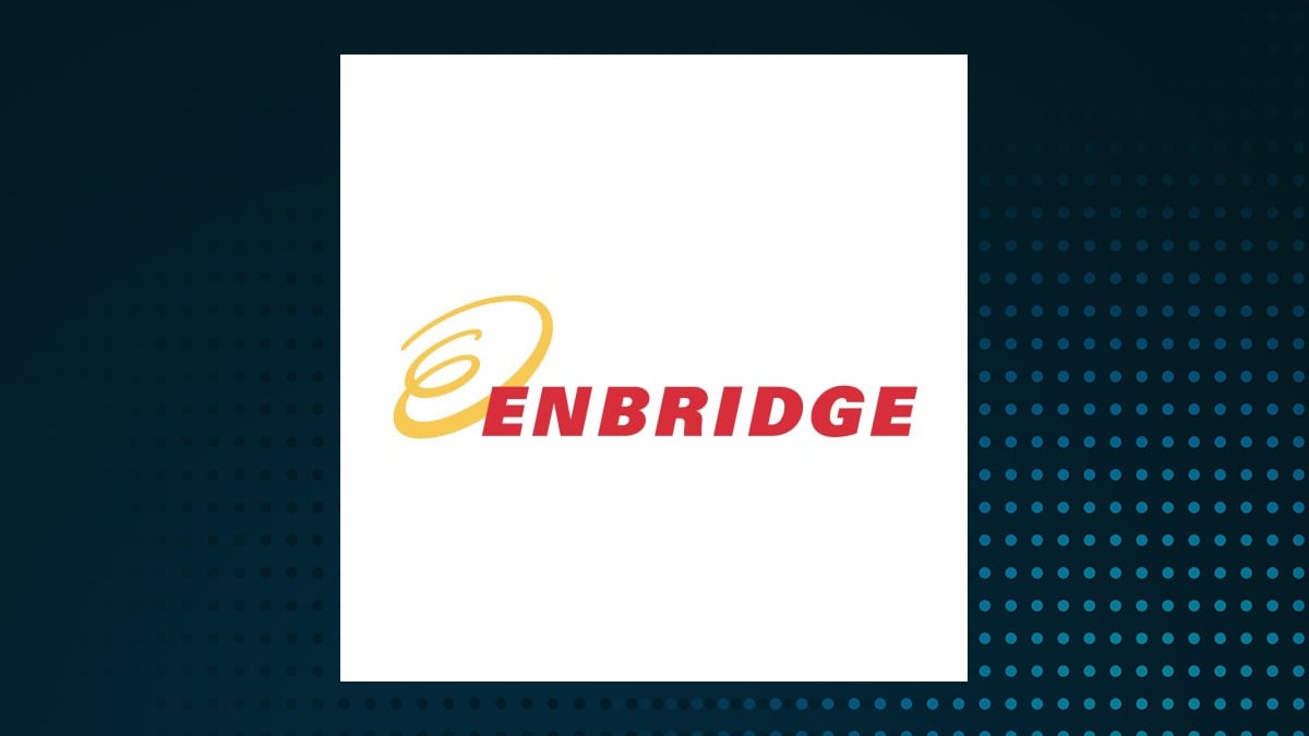 Enbridge logo with Energy background