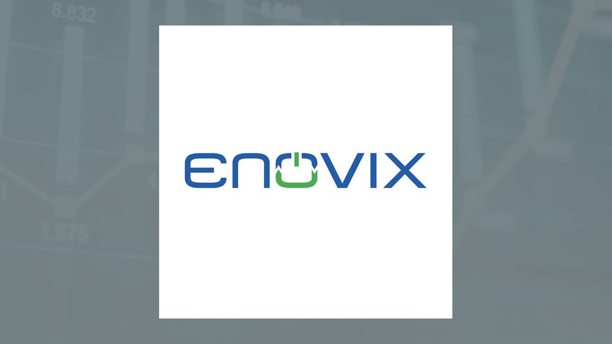 Enovix logo with Oils/Energy background