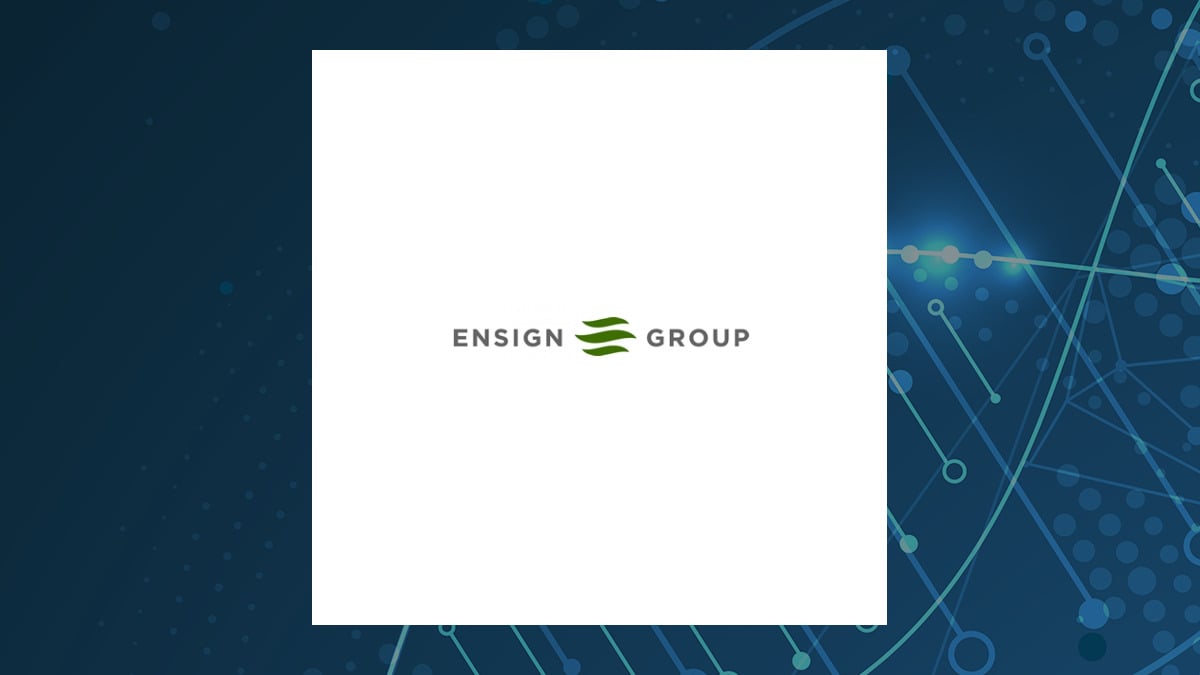 The Ensign Group logo with Medical background
