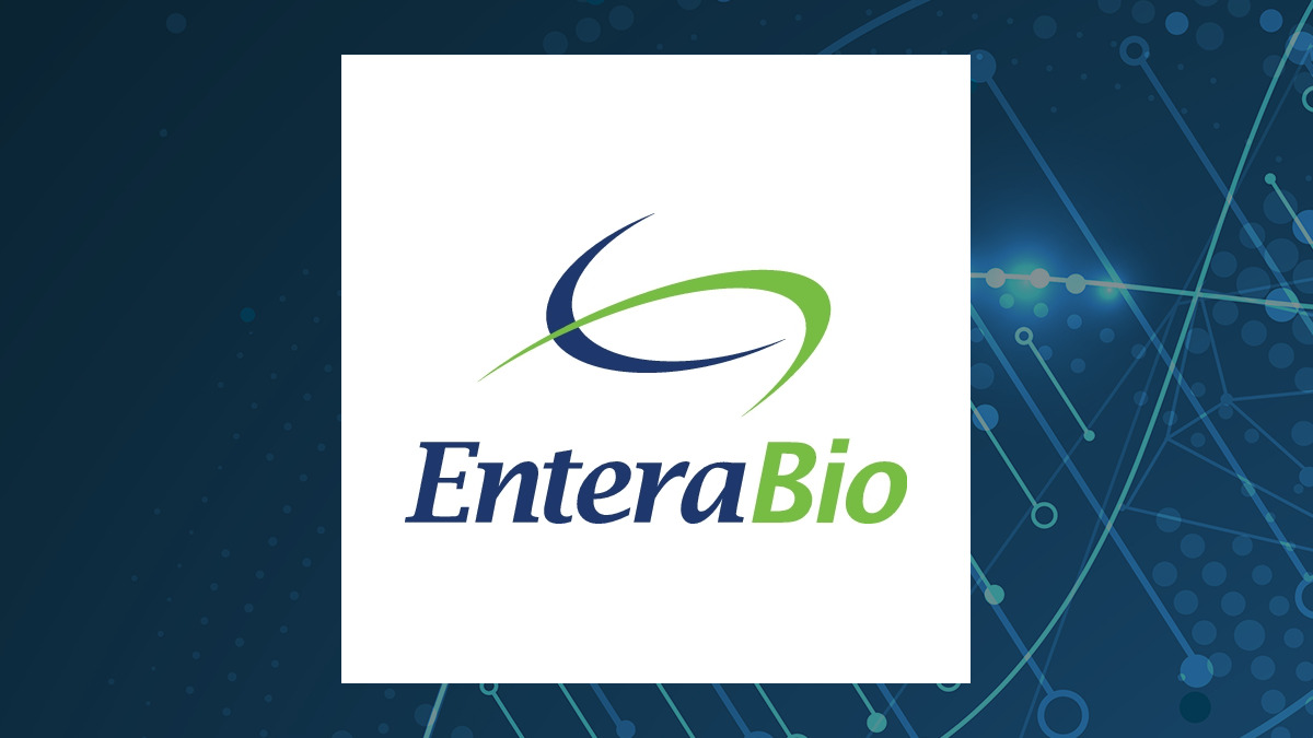 Entera Bio logo with Medical background