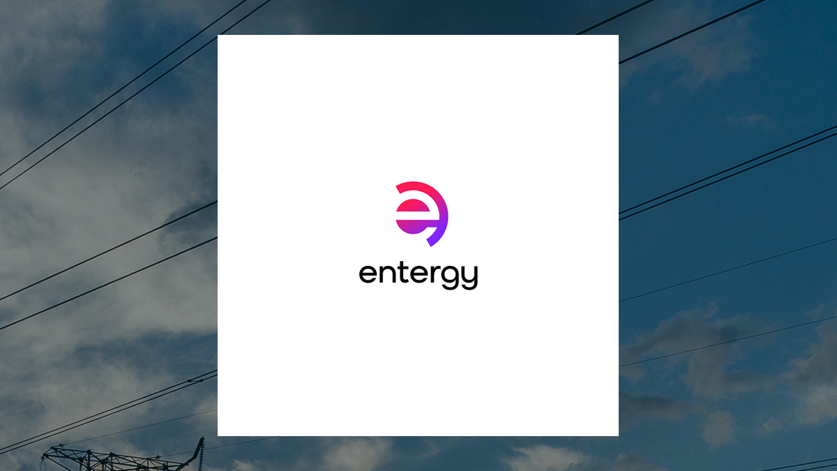 Entergy logo with Utilities background