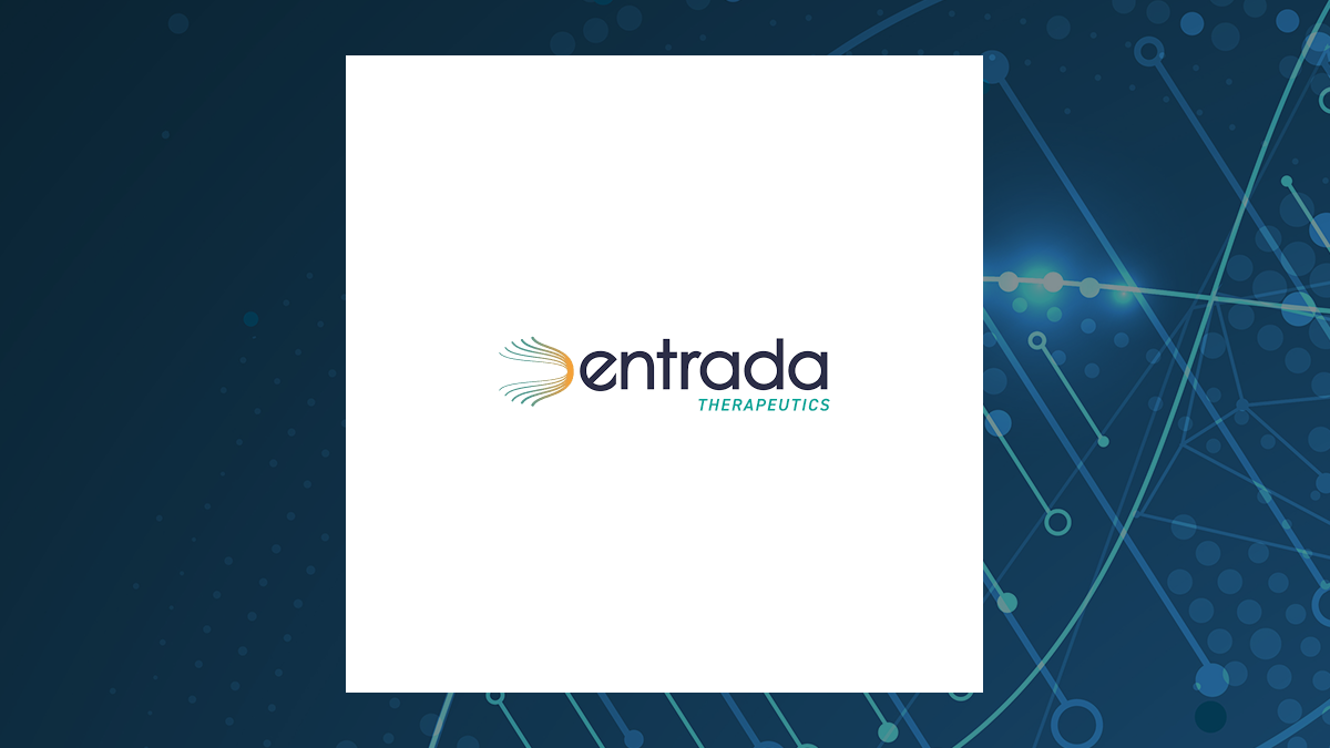 Entrada Therapeutics logo with Medical background