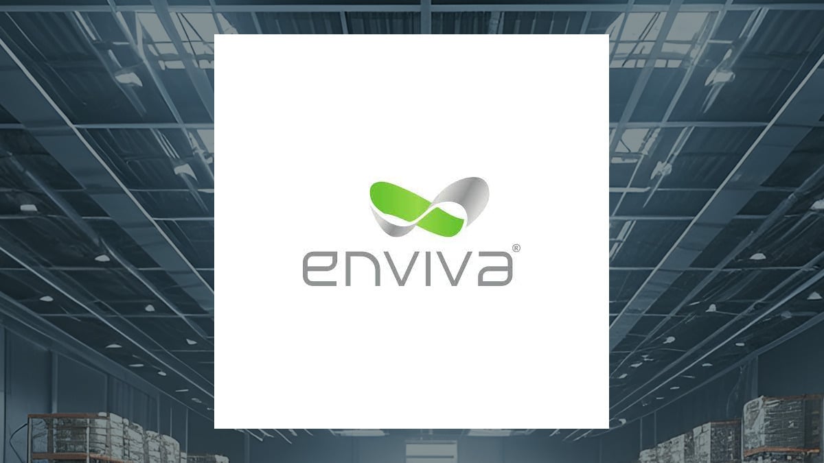 Enviva logo with Construction background