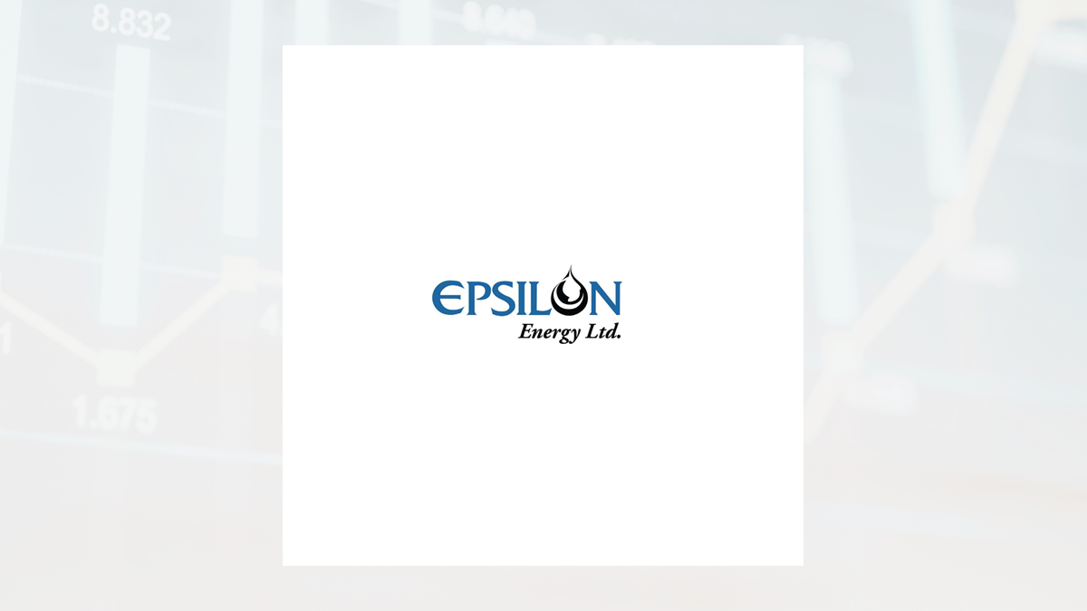 Epsilon Energy logo with Oils/Energy background