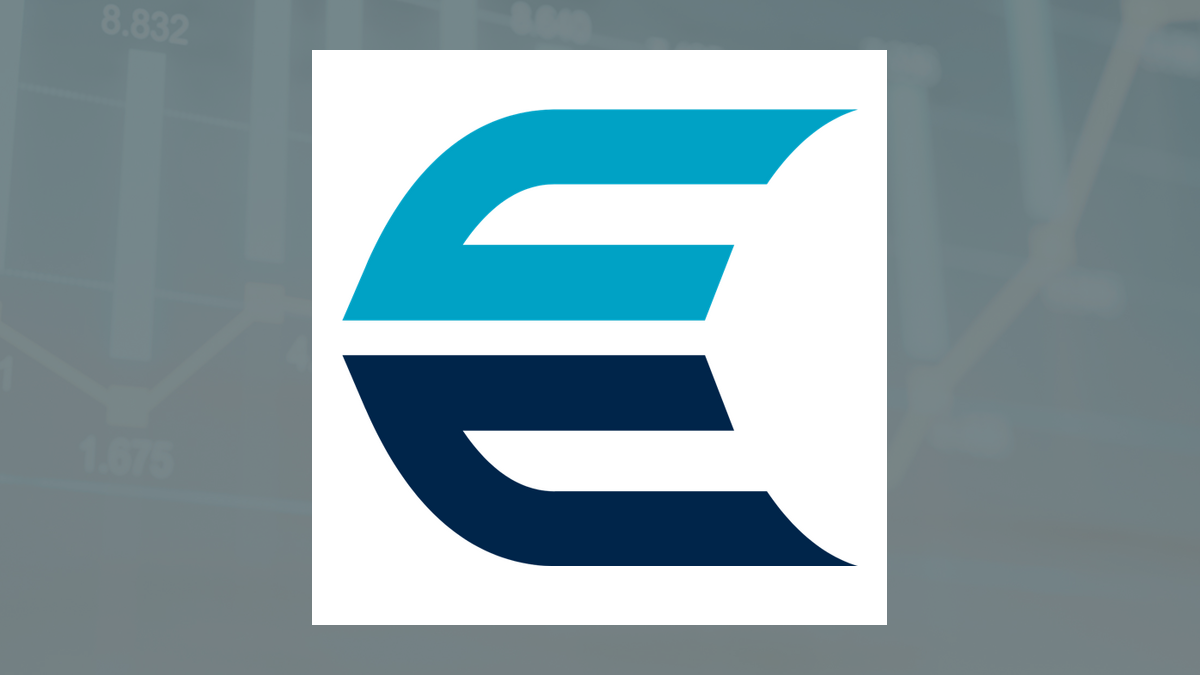Equitrans Midstream logo with Oils/Energy background