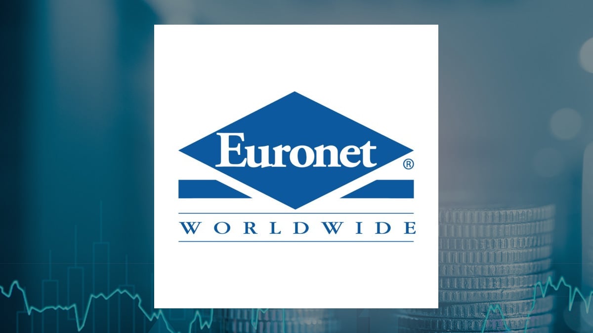 Euronet Worldwide logo with Finance background