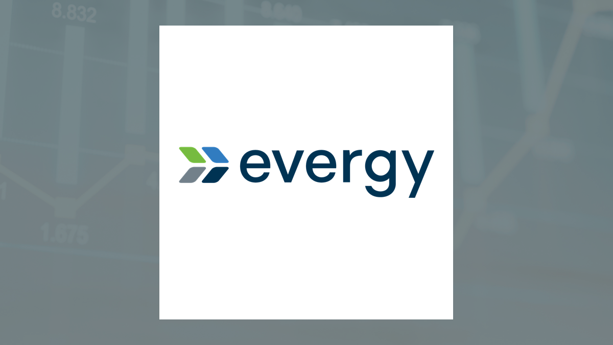 Evergy logo with Utilities background