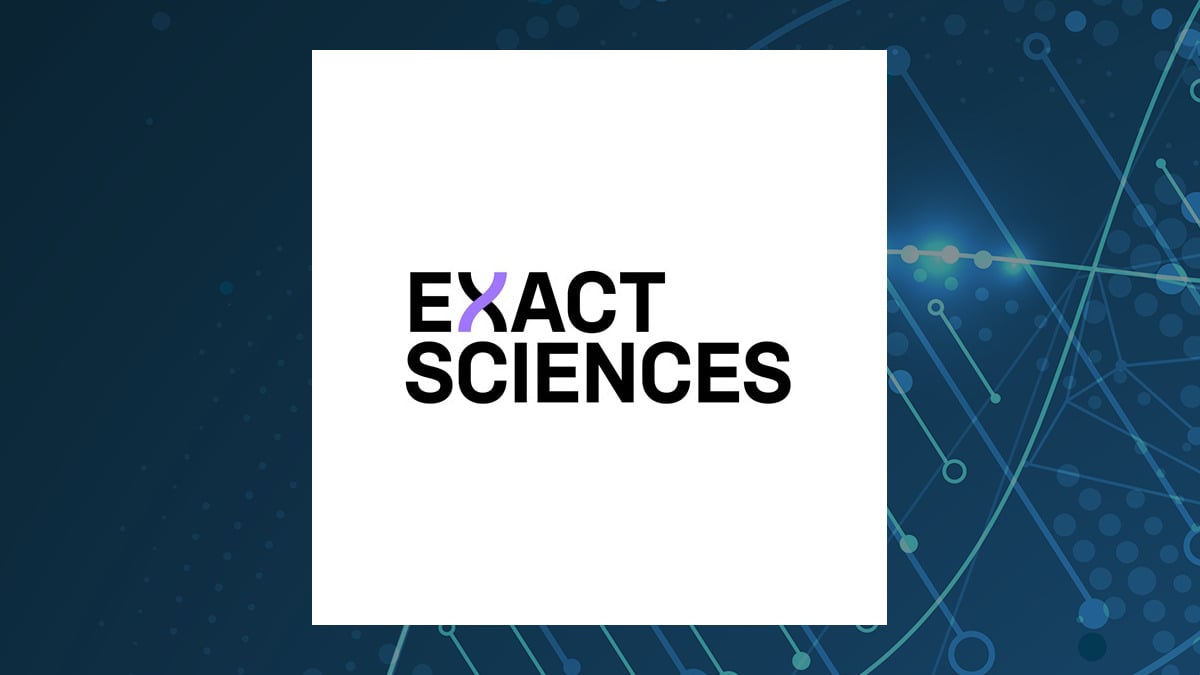 Exact Sciences logo with Medical background
