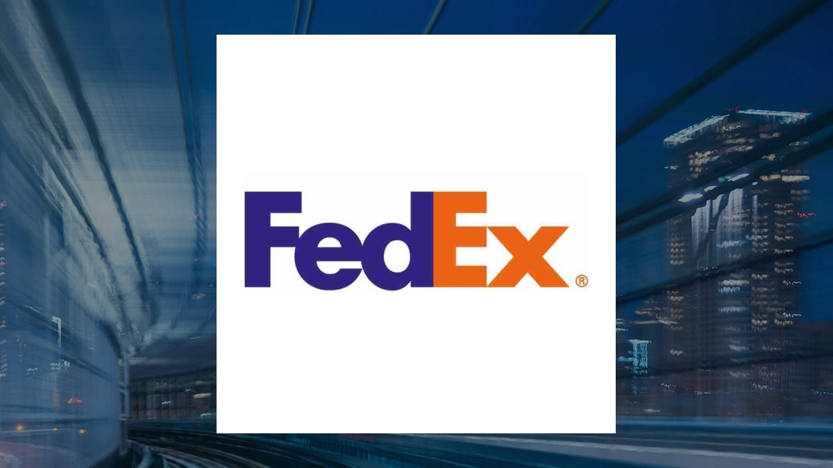FedEx logo with Transportation background