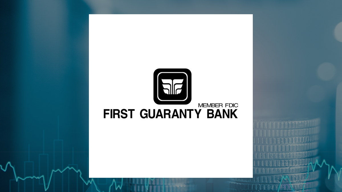First Guaranty Bancshares logo with Finance background