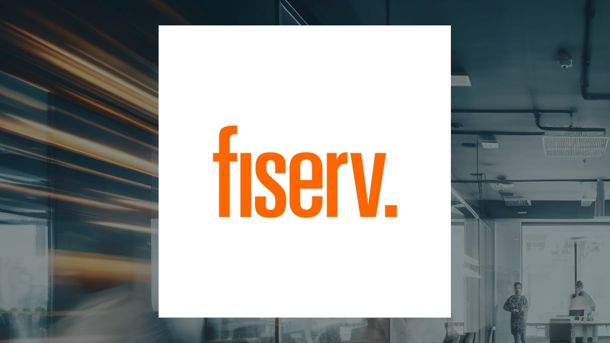 Fiserv logo with Business Services background
