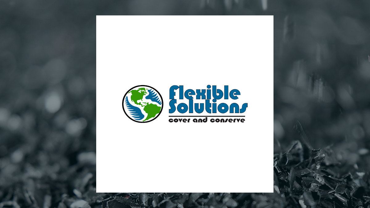 Flexible Solutions International logo with Basic Materials background