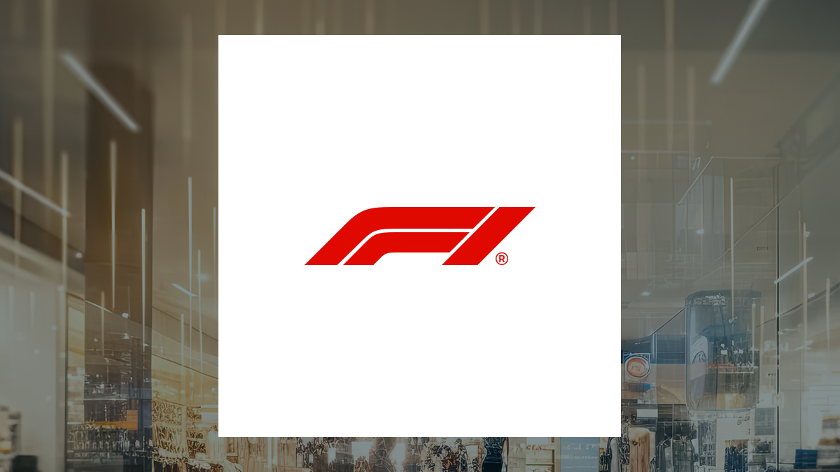 Formula One Group logo with Consumer Discretionary background