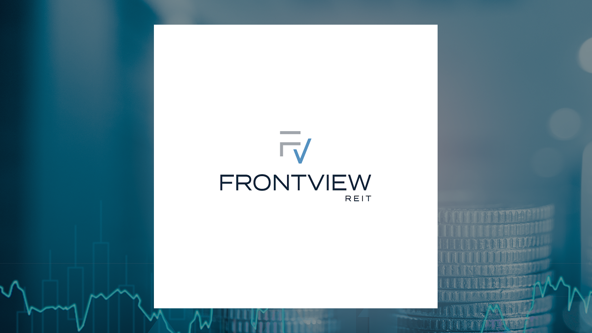 FrontView REIT logo with Finance background