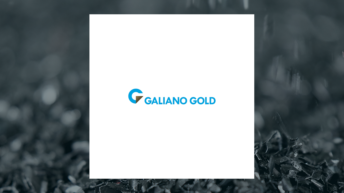 Galiano Gold logo with Basic Materials background