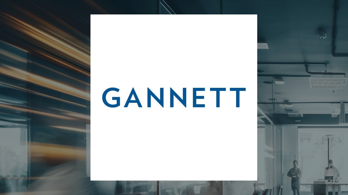 Gannett logo with Business Services background