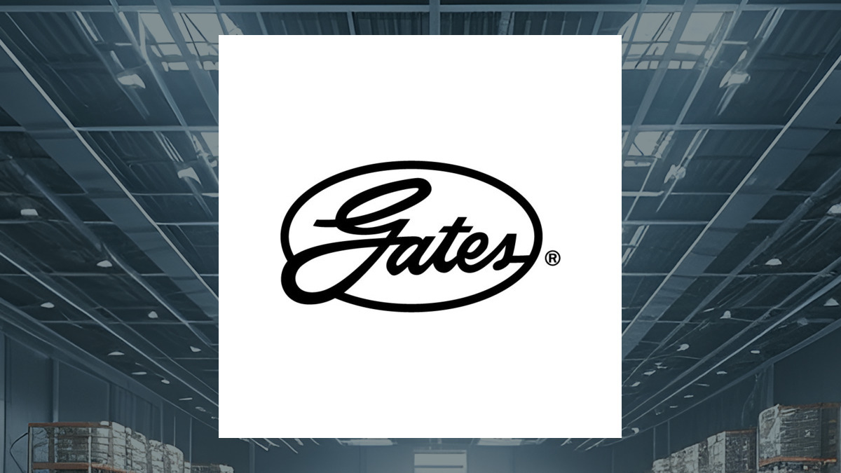 Gates Industrial logo with Construction background