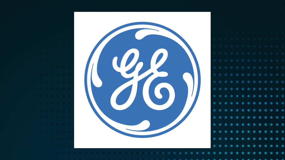 General Electric logo with Industrials background