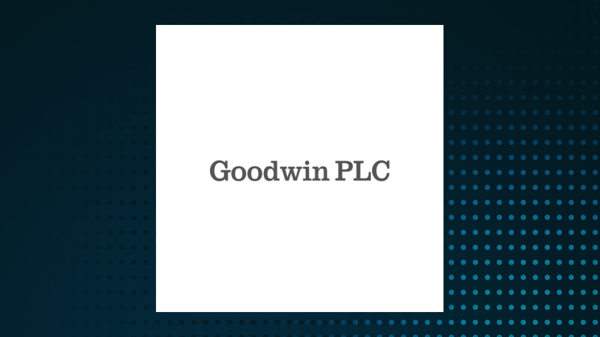 Goodwin logo with Industrials background