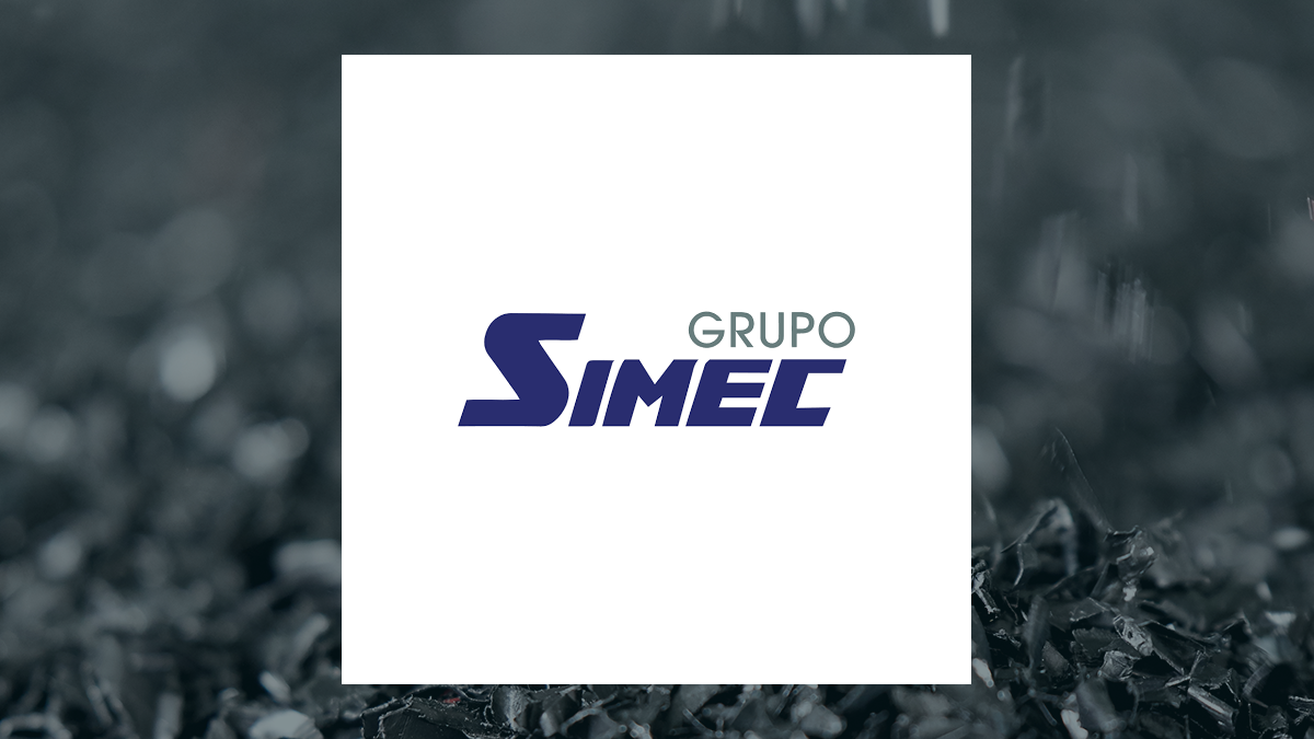 Grupo Simec logo with Basic Materials background