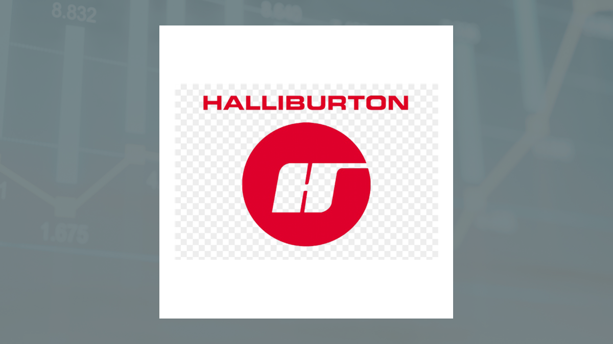 Halliburton logo with Oils/Energy background