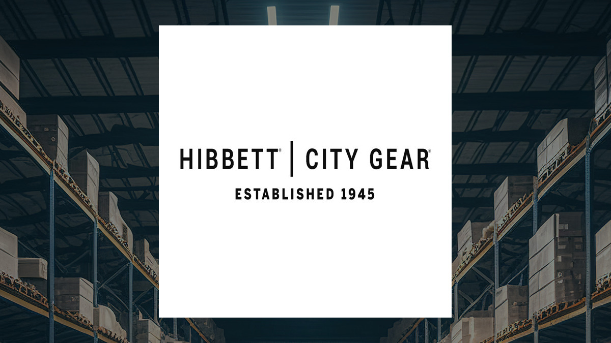 Hibbett logo with Retail/Wholesale background